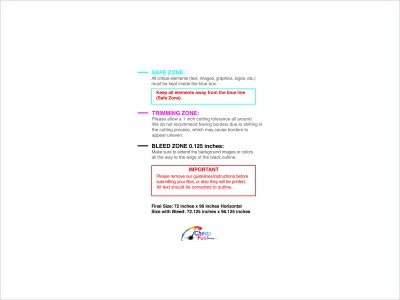 Banner 6ftx8ft H Download Template Guideline - Vinyl Banners