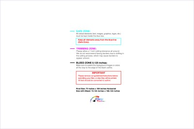 Banner 6ftx9ft H Download Template Guideline - Vinyl Banners