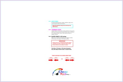 Yardsign 20inx30in H Download Template Guideline - Yard Sign